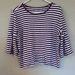 Purple Striped top